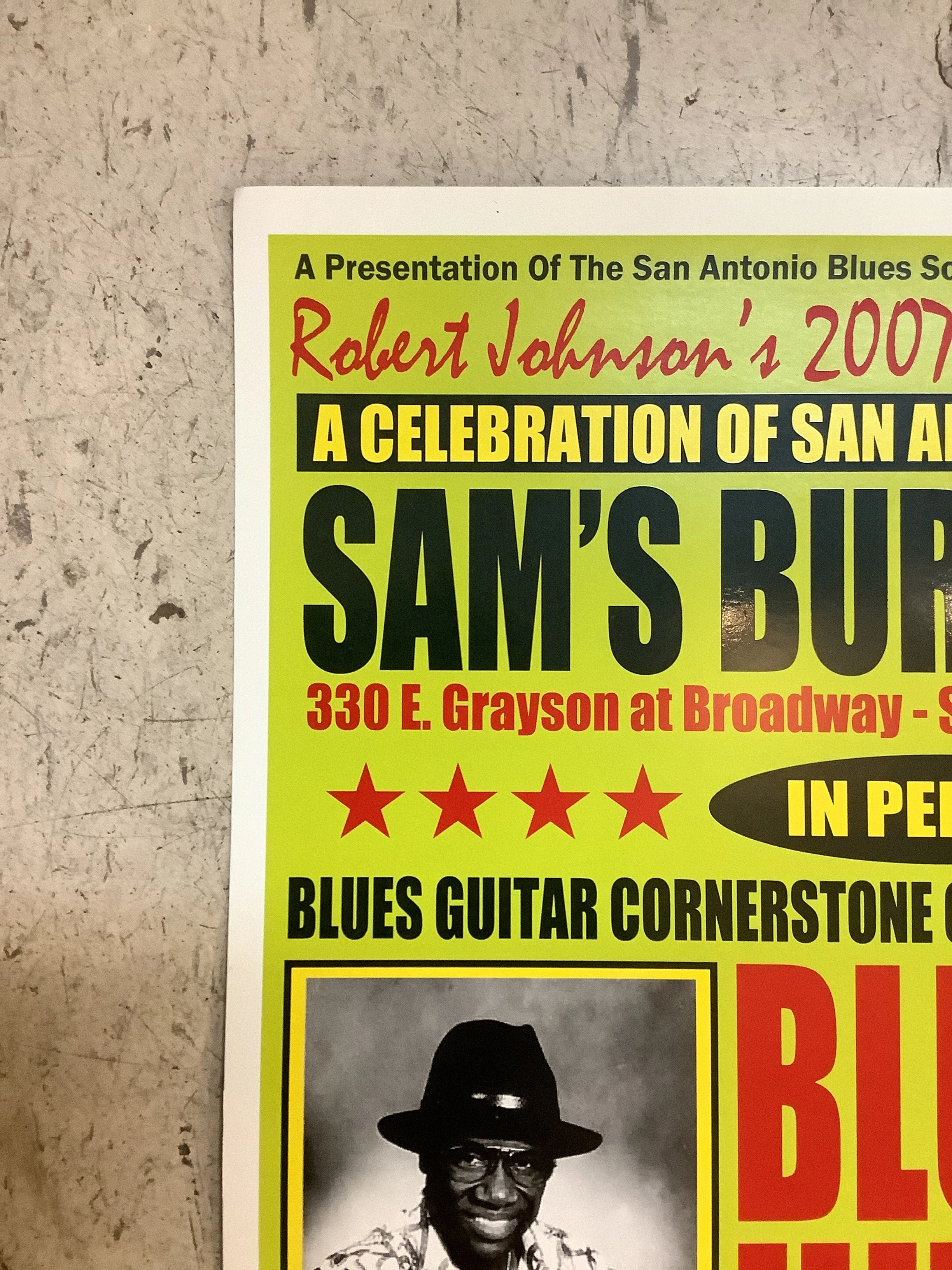 Blues Boy Hubbard at Sam's Burger Joint - 2007 (Poster) - Image 2