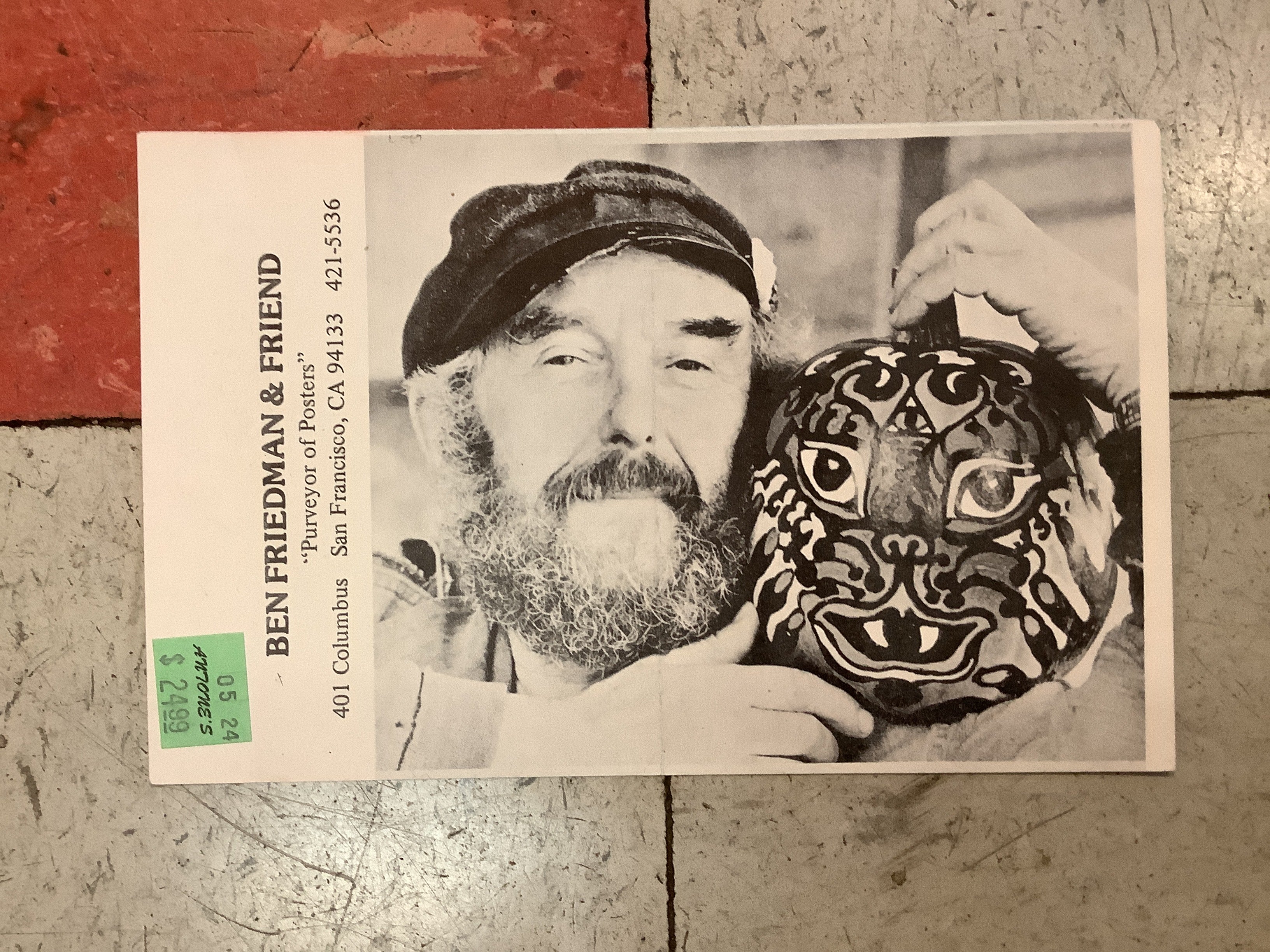 Bob Friedman & Friend "Purveyor of Posters" (Postcard) - Image 6