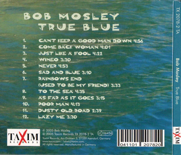 Bob Mosley - True Blue (CD) - Image 2