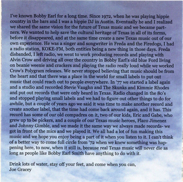 Bobby Earl Smith - Rearview Mirror (CD) - Image 3