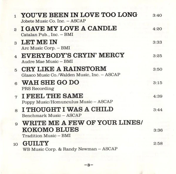 Bonnie Raitt - Takin' My Time (CD) - Image 5