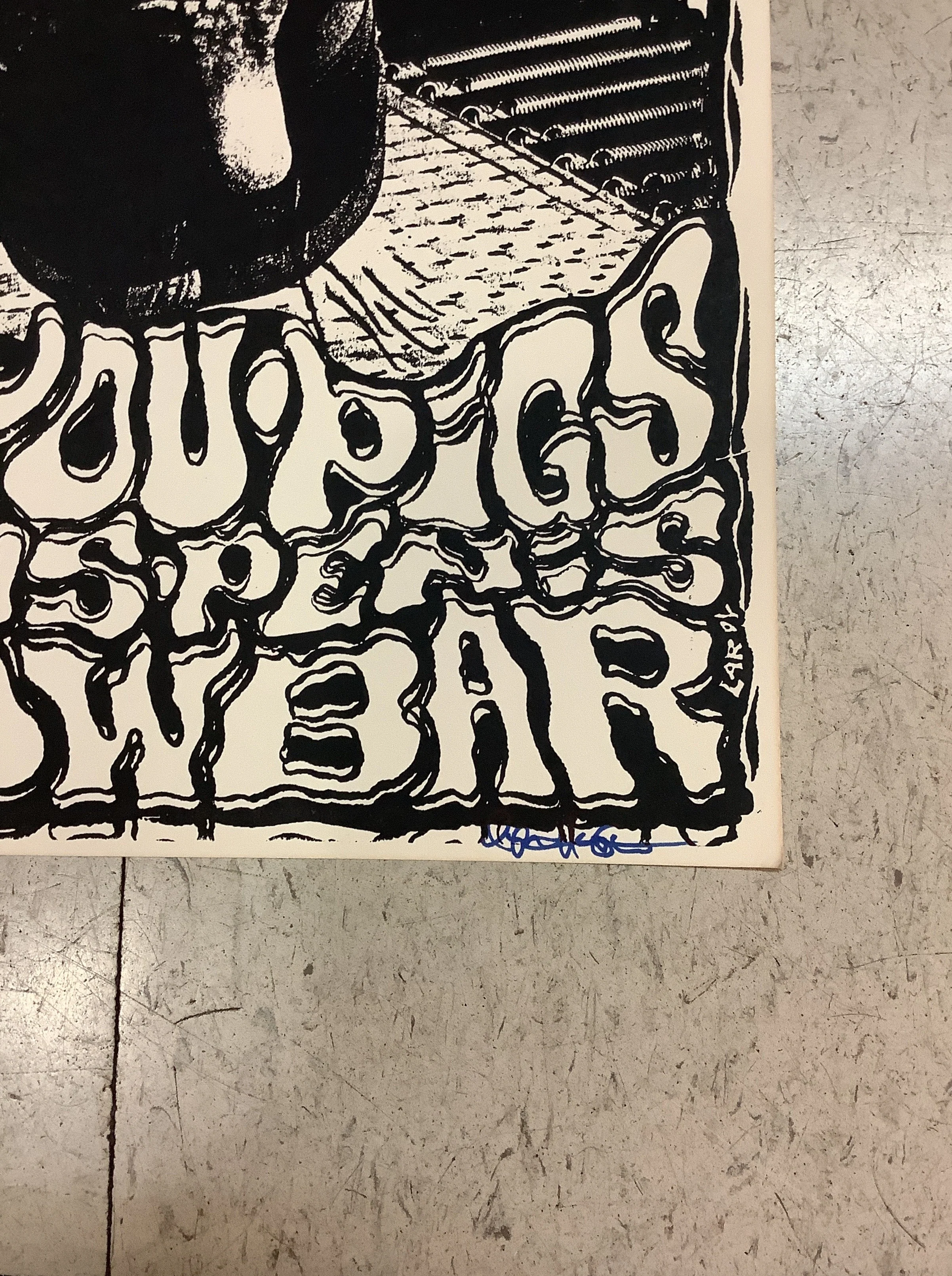 Bouffant Jellyfish at Showbar - 1990 (Poster) - Image 4