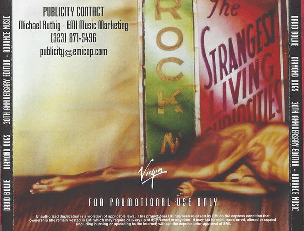 David Bowie - Diamond Dogs (CDr) - Image 2
