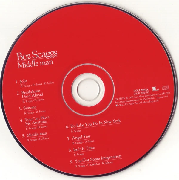 Boz Scaggs - Middle Man (CD) - Image 3