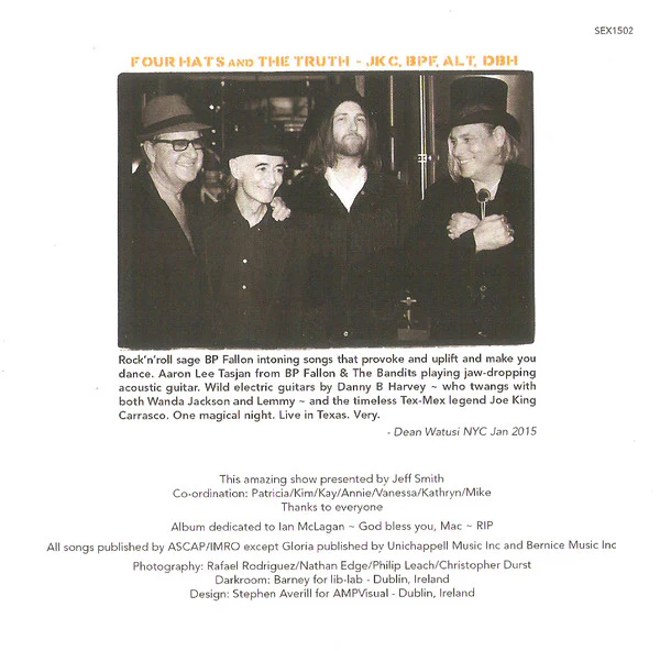 BP Fallon - Live In Texas (CD) - Image 3