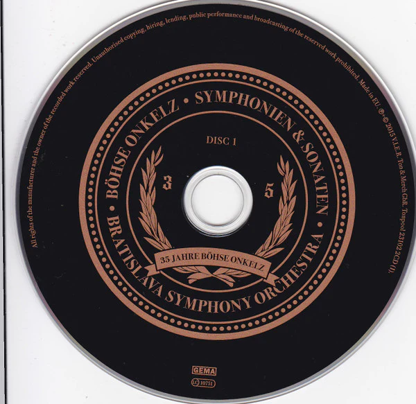 Bratislava Symphony Orchestra - Böhse Onkelz · Symphonien & Sonaten (35 Jahre Böhse Onkelz) (CD) - Image 5