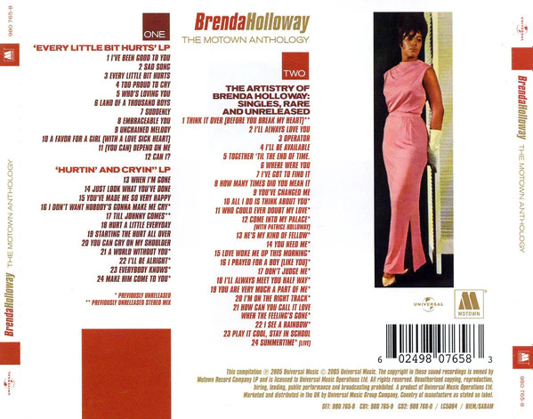 Brenda Holloway - The Motown Anthology (CD) - Image 2