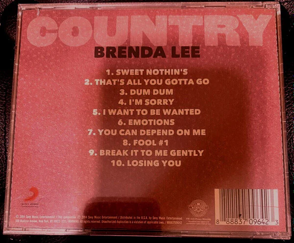 Brenda Lee - Country (CD) - Image 2