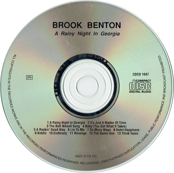 Brook Benton - A Rainy Night In Georgia (CD) - Image 3