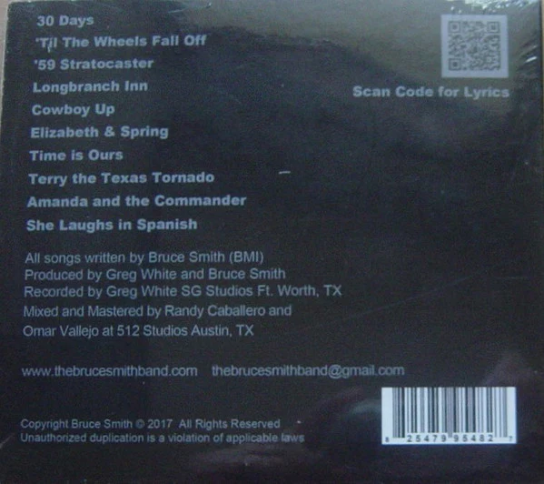 Bruce Smith - 'Til The Wheels Fall Off (CD) - Image 2