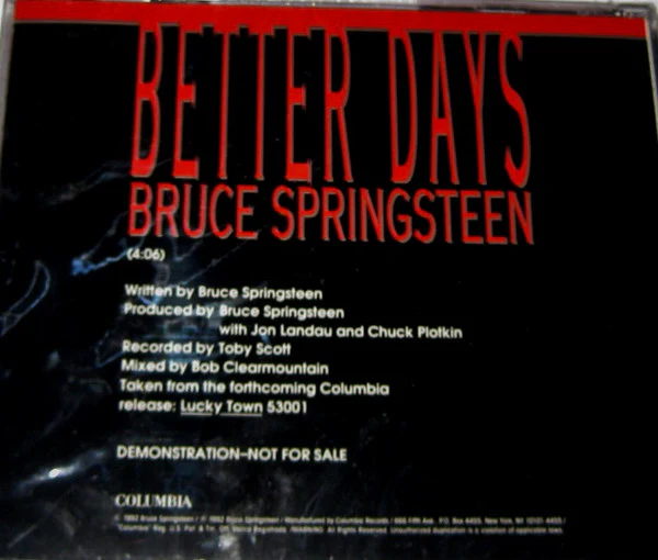 Bruce Springsteen - Better Days (CD) - Image 2