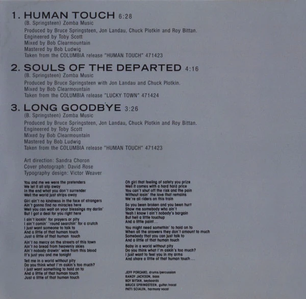 Bruce Springsteen - Human Touch (CD) - Image 4