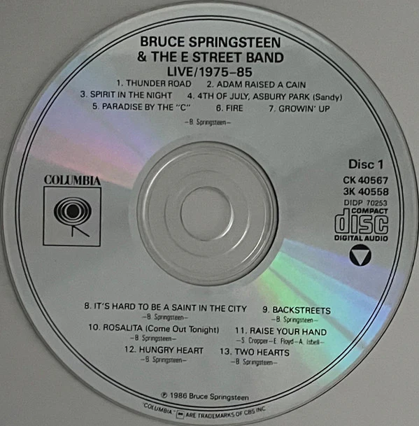 Bruce Springsteen & The E-Street Band - Live / 1975-85 (CD) - Image 4