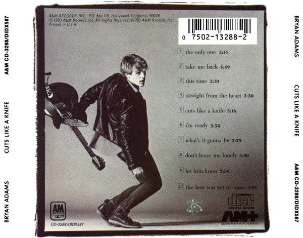 Bryan Adams - Cuts Like A Knife (CD) - Image 2