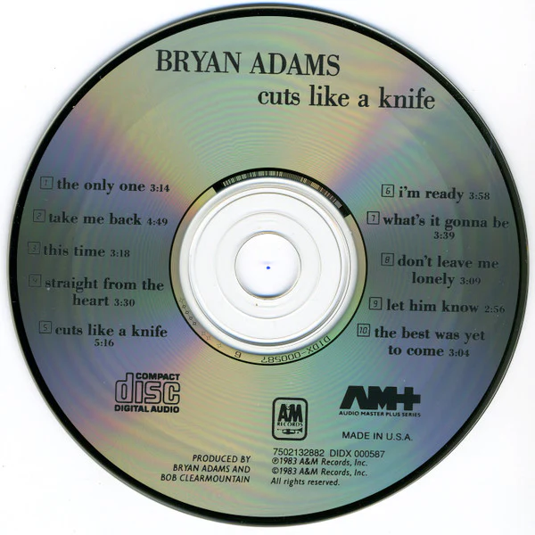 Bryan Adams - Cuts Like A Knife (CD) - Image 3