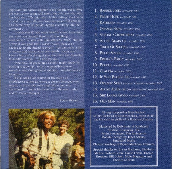Bryan Maclean - Ifyoubelievein (CD) - Image 4