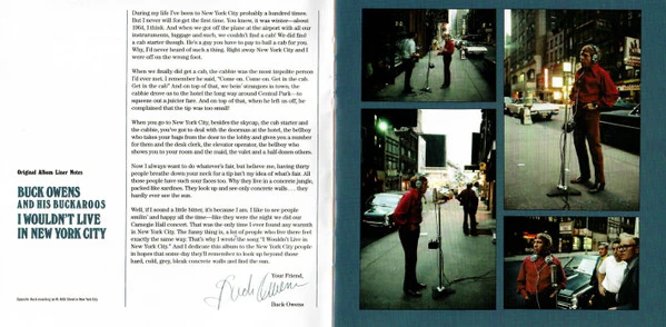 Buck Owens And His Buckaroos - I Wouldn't Live In New York City (CD) - Image 2