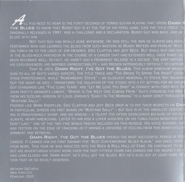 Buddy Guy - Damn Right, I've Got The Blues (CD) - Image 4