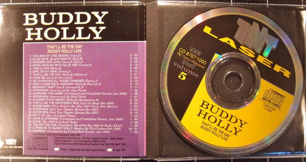 Buddy Holly - That'll Be The Day / Buddy Holly Live - Buddy Holly Volume 5 (CD) - Image 2