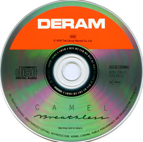 Camel - Breathless (CD) - Image 3