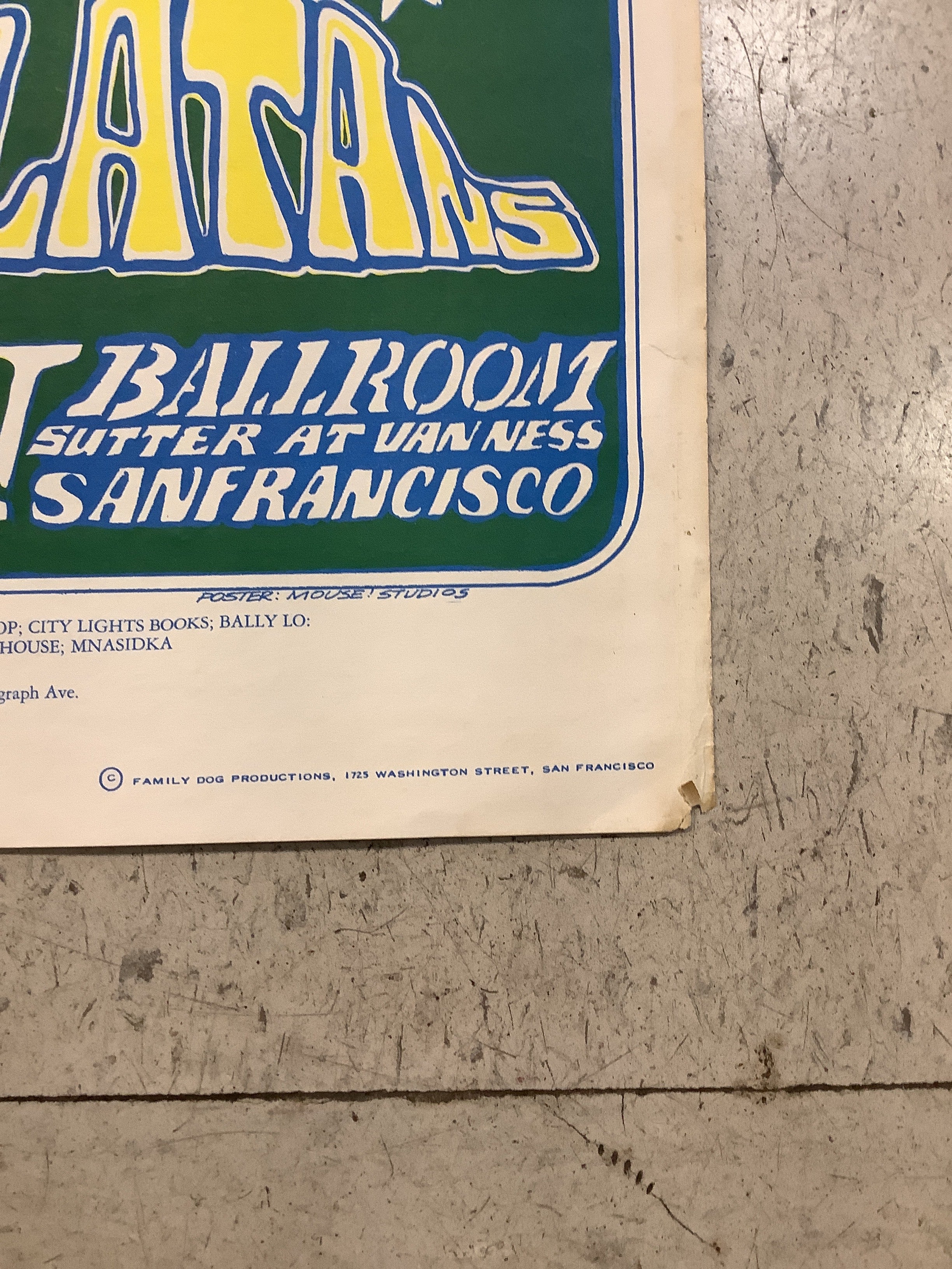 Captain Beefheart & Charlatans at Avalon Ballroom - 1966 (Poster) - Image 4