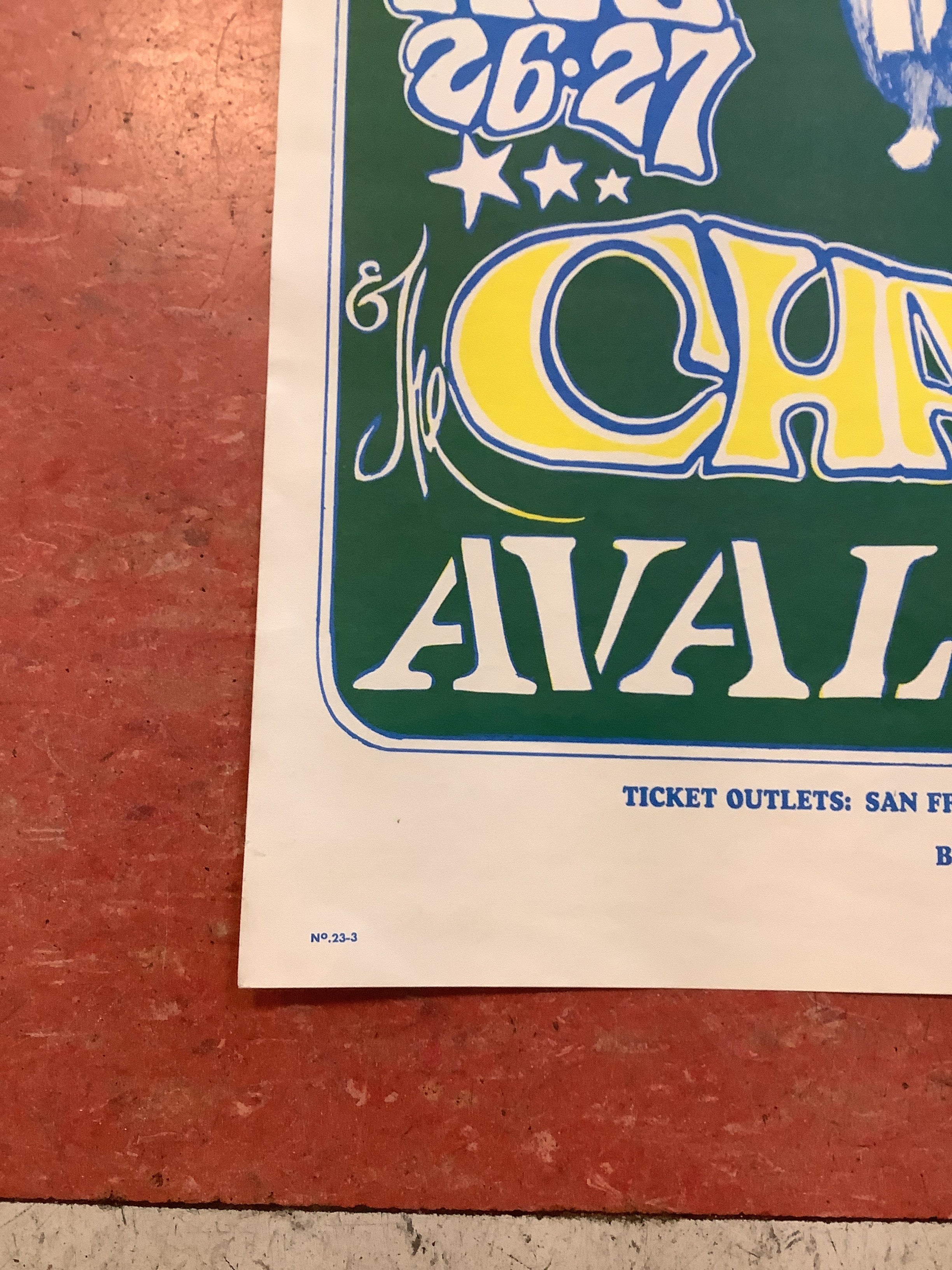 Captain Beefheart & Charlatans at Avalon Ballroom - 1966 (Poster) - Image 5