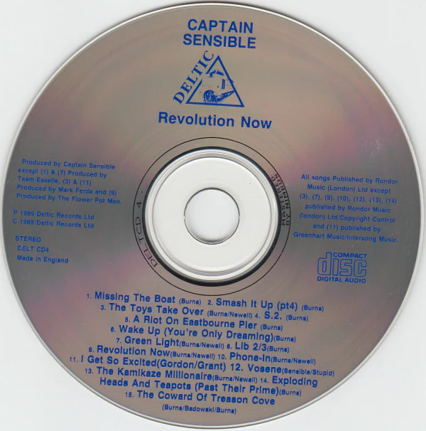 Captain Sensible - Revolution Now (CD) - Image 3