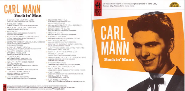 Carl Mann - The Rocking Mann (CD) - Image 4