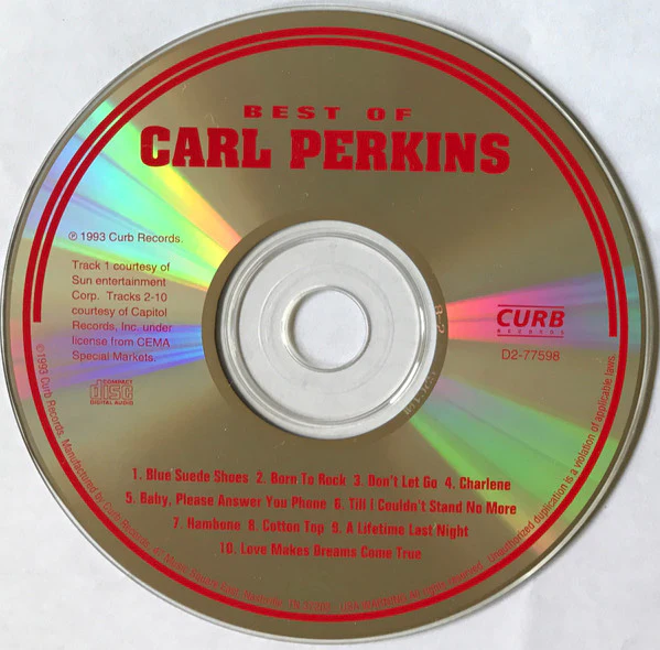 Carl Perkins - Best Of Carl Perkins (Blue Suede Shoes The Original Recording) (CD) - Image 3