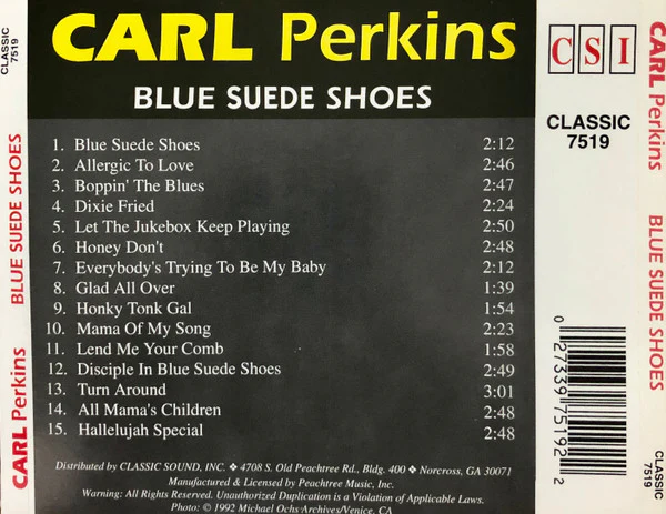 Carl Perkins - Blue Suede Shoes (CD) - Image 2