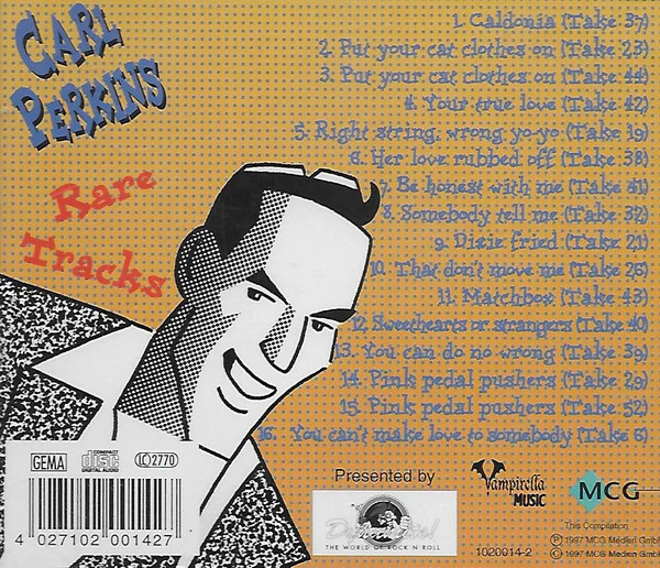 Carl Perkins - Rare Tracks (CD) - Image 2
