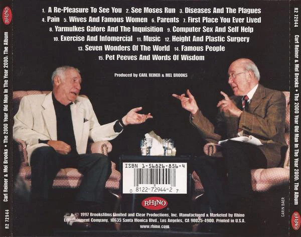 Carl Reiner & Mel Brooks - The 2000 Year Old Man In The Year 2000: The Album (CD) - Image 2