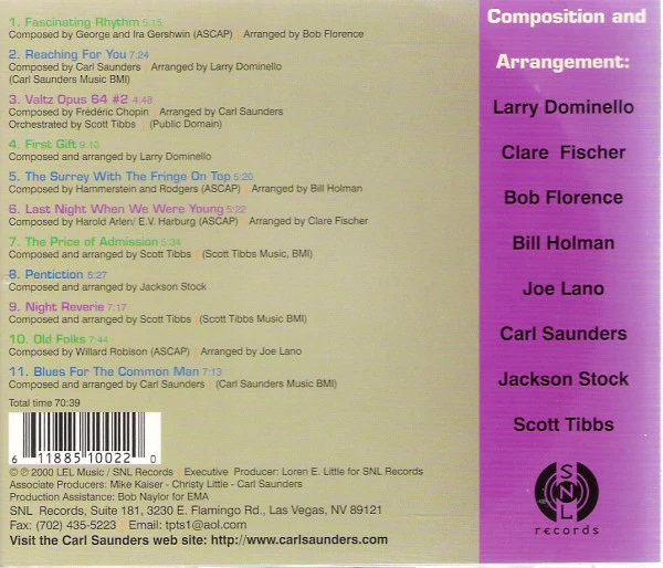 Carl Saunders - Eclecticism (CD) - Image 2