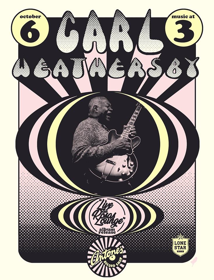 Carl Weathersby - Event Poster By Billie Buck