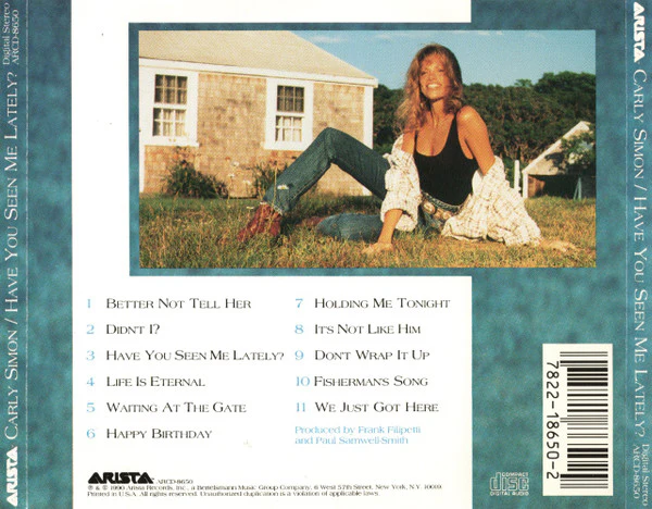 Carly Simon - Have You Seen Me Lately? (CD) - Image 2