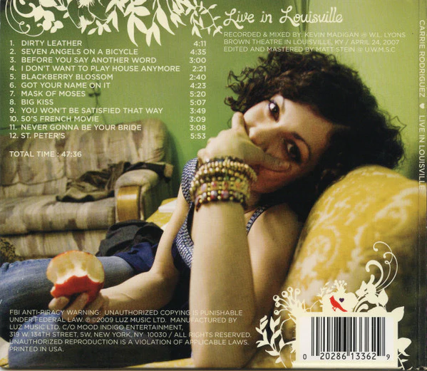 Carrie Rodriguez - Live In Louisville (CD) - Image 2