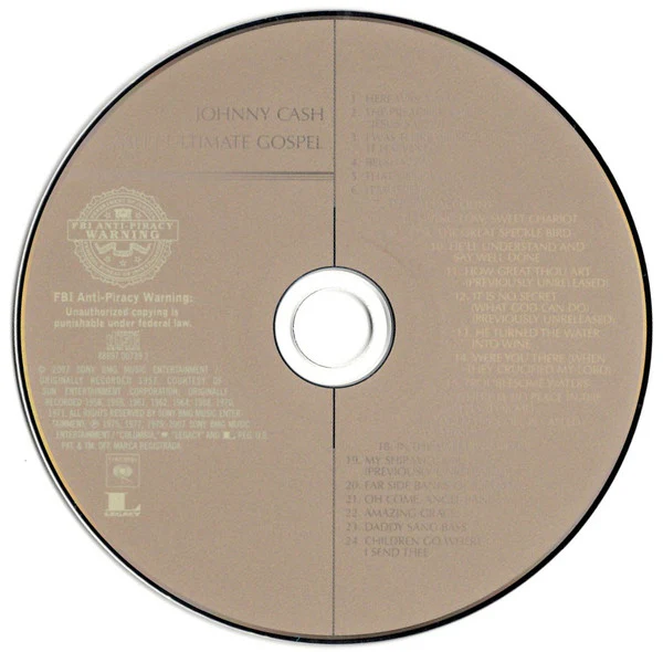 Johnny Cash - Ultimate Gospel (CD) - Image 3