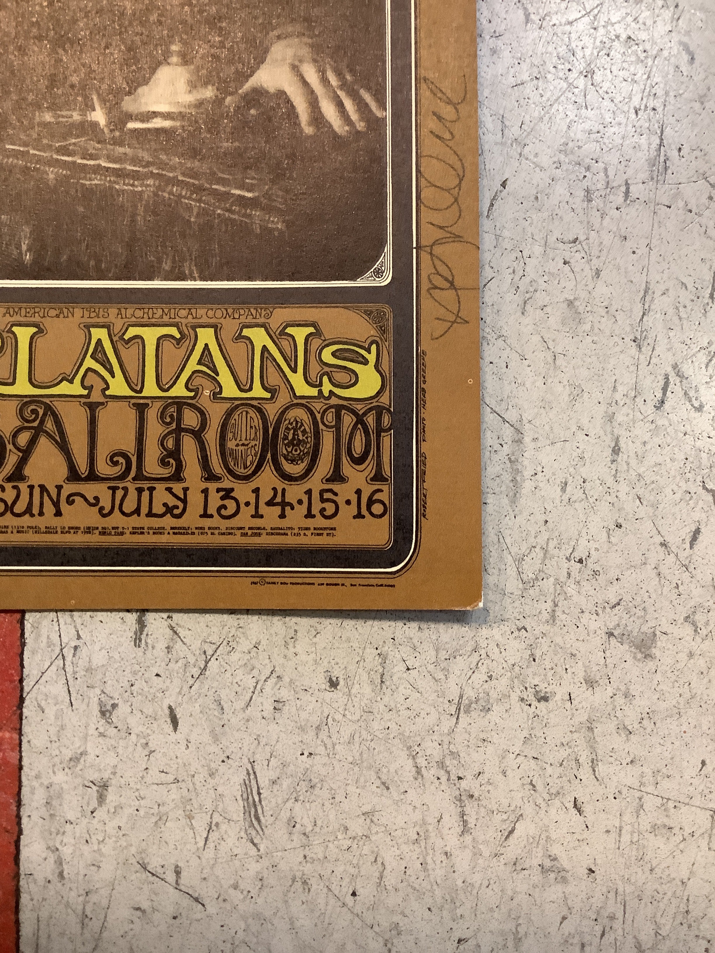 Charlatans, The Youngbloods, The Other Half at Avalon Ballroom - 1967 (Postcard) - Image 4