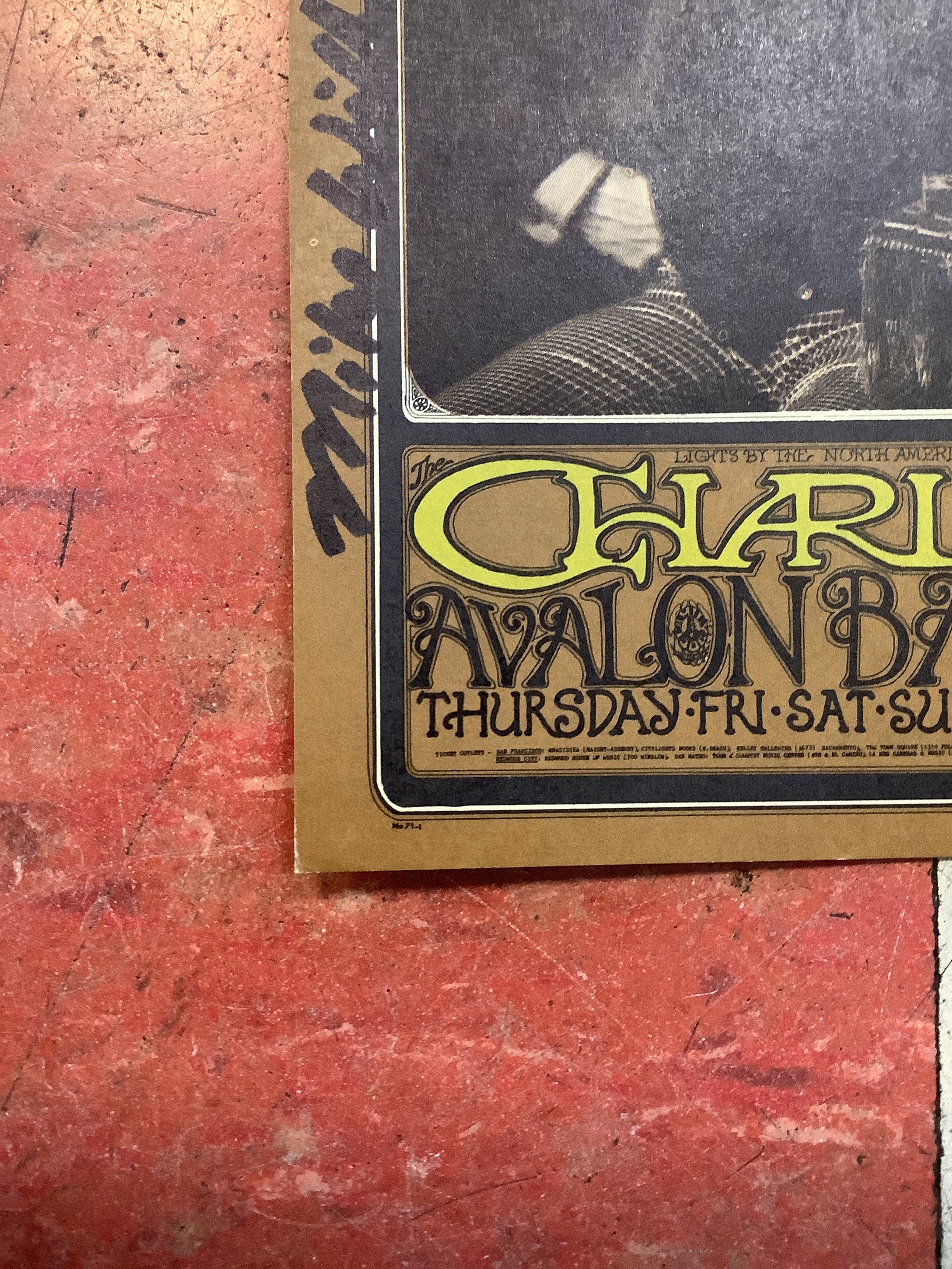 Charlatans, The Youngbloods, The Other Half at Avalon Ballroom - 1967 (Postcard) - Image 5