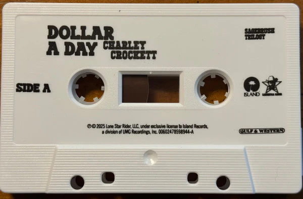 Charley Crockett - Dollar A Day (Cassette) - Image 4