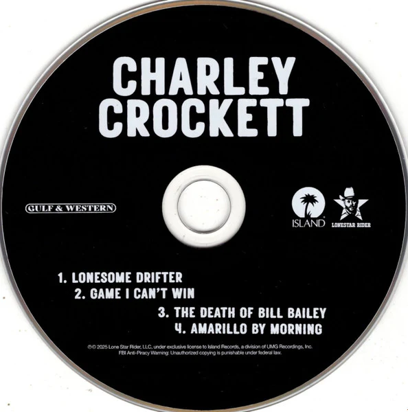 Charley Crockett - Lonesome Drifter [Promo] (CD) - Image 3