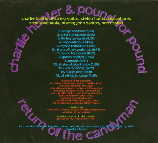 Charlie Hunter & Pound For Pound - Return Of The Candyman (CD) - Image 2