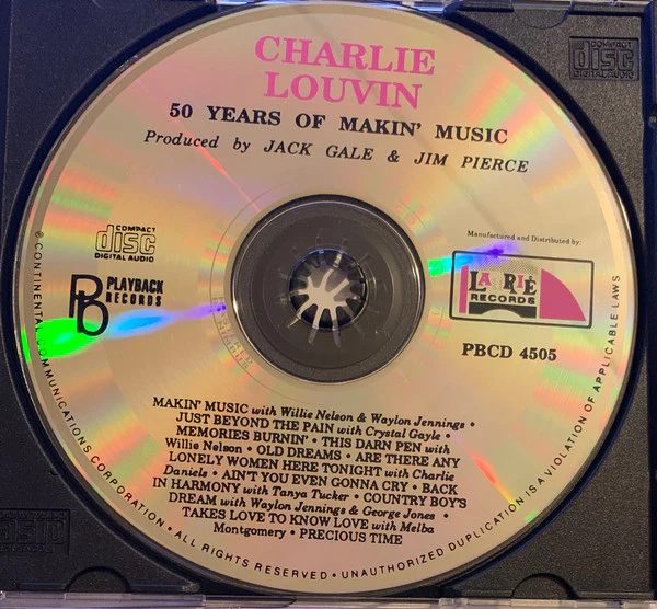 Charlie Louvin - 50 Years Of Makin' Music (CD) - Image 5