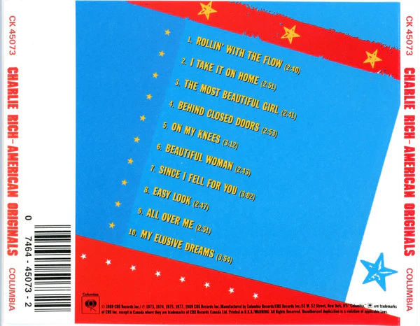 Charlie Rich - American Originals (CD) - Image 5