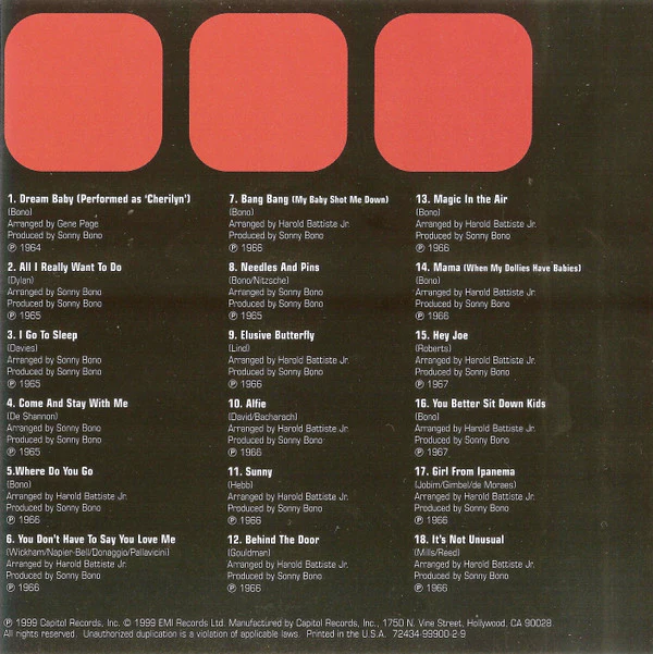 Cher - Bang, Bang The Early Years (CD) - Image 5