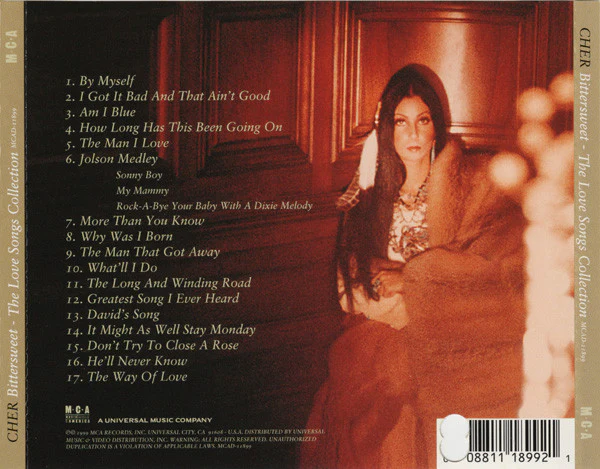 Cher - Bittersweet - The Love Songs Collection (CD) - Image 3