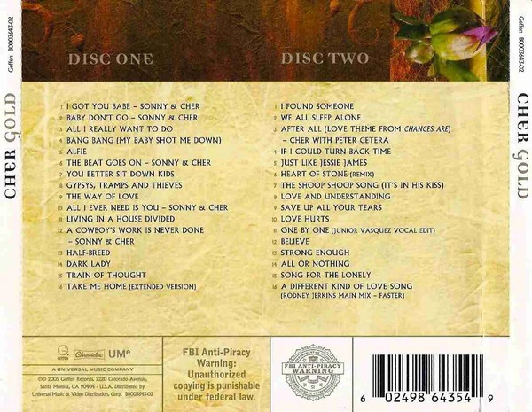 Cher - Gold (CD) - Image 3