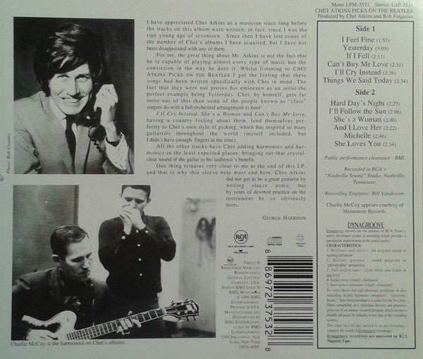 Chet Atkins - Picks On The Beatles (CD) - Image 2