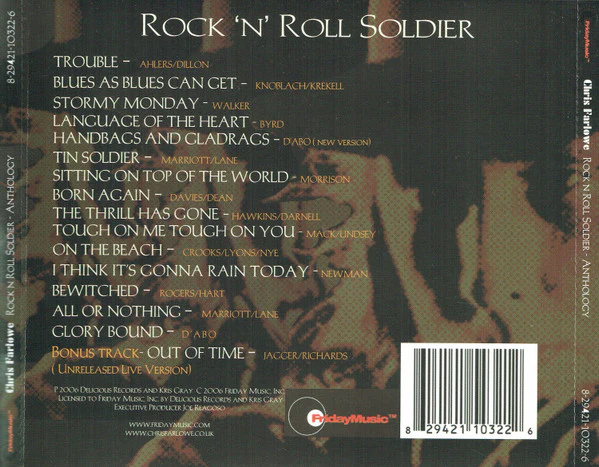 Chris Farlowe - Rock 'n' Roll Soldier - Anthology 1970-2004 (CD) - Image 2