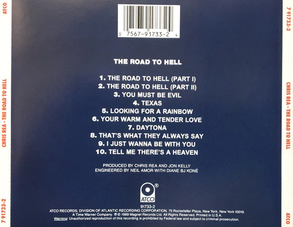 Chris Rea - The Road To Hell (CD) - Image 3